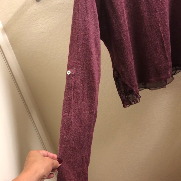 Saga Burgundy sweater - Picture 7 of 12